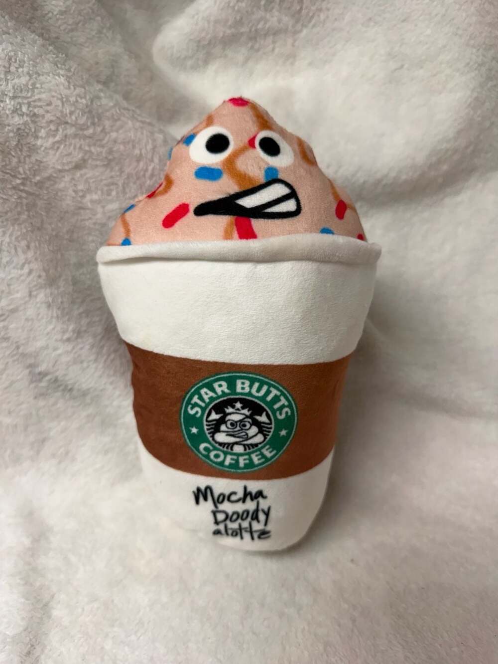 Star Butts Coffee Mocha Doody Alotte Junk Food Doody Parody Plush
